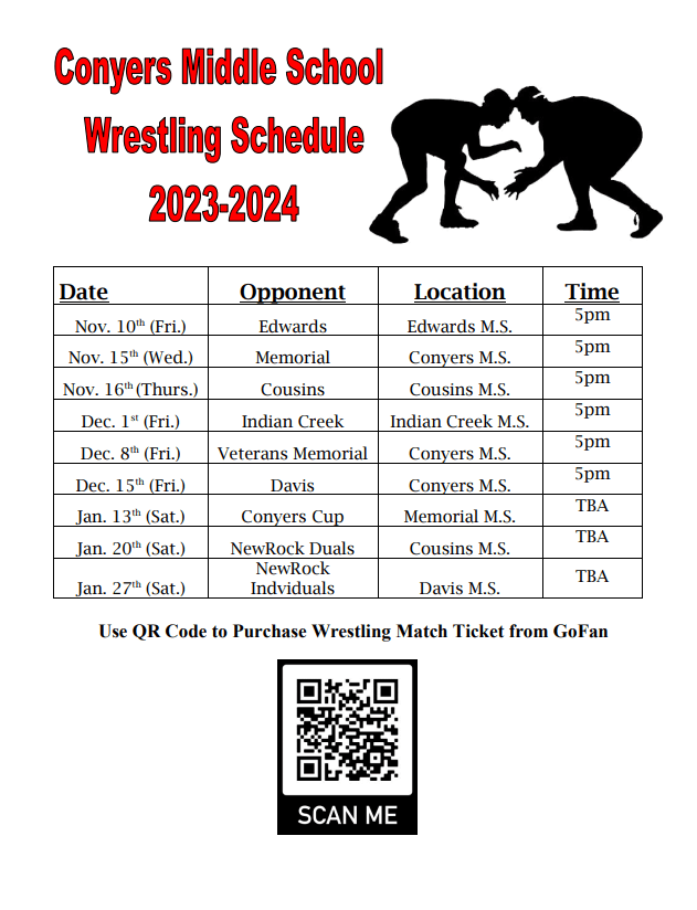 Wrestling - Conyers Middle School